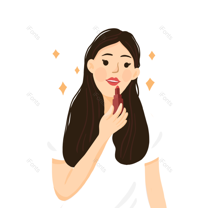 女人图片,女生元素,化妆PNG,美妆免抠素材